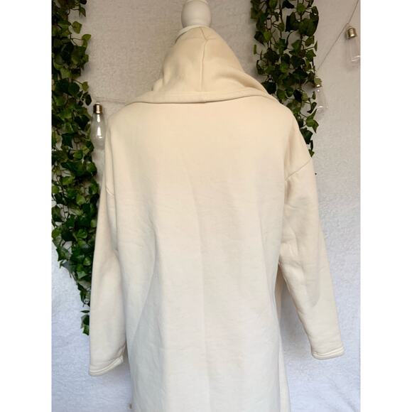 PRIV Beige Maxi Coat Cardigan women's Small - Picture 5 of 11